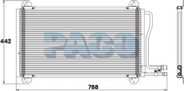 PACO PL3683 - Condensateur, climatisation droxauto.com