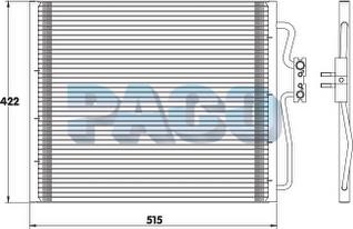 PACO PL3056 - Condensateur, climatisation droxauto.com