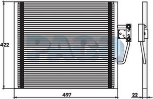 PACO PL3002 - Condensateur, climatisation droxauto.com