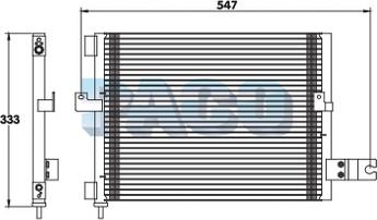 PACO PL3165 - Condensateur, climatisation droxauto.com