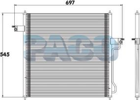 PACO PL3228 - Condensateur, climatisation droxauto.com