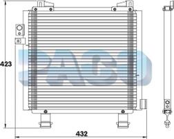 PACO PL3741 - Condensateur, climatisation droxauto.com