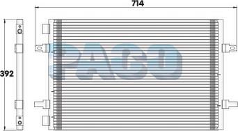 PACO PL3767 - Condensateur, climatisation droxauto.com