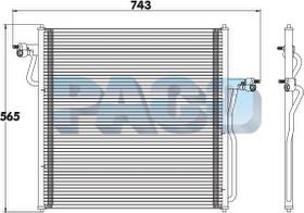 PACO PL3729 - Condensateur, climatisation droxauto.com