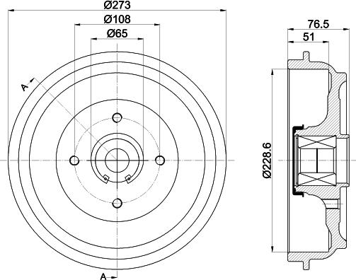 Pagid 61382 - Tambour de frein droxauto.com