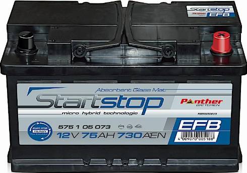 PANTHER SB.575105073 - Batterie de démarrage droxauto.com