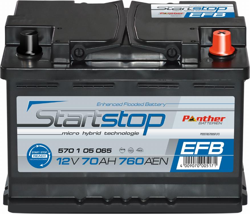 PANTHER SB.570105065n - Batterie de démarrage droxauto.com
