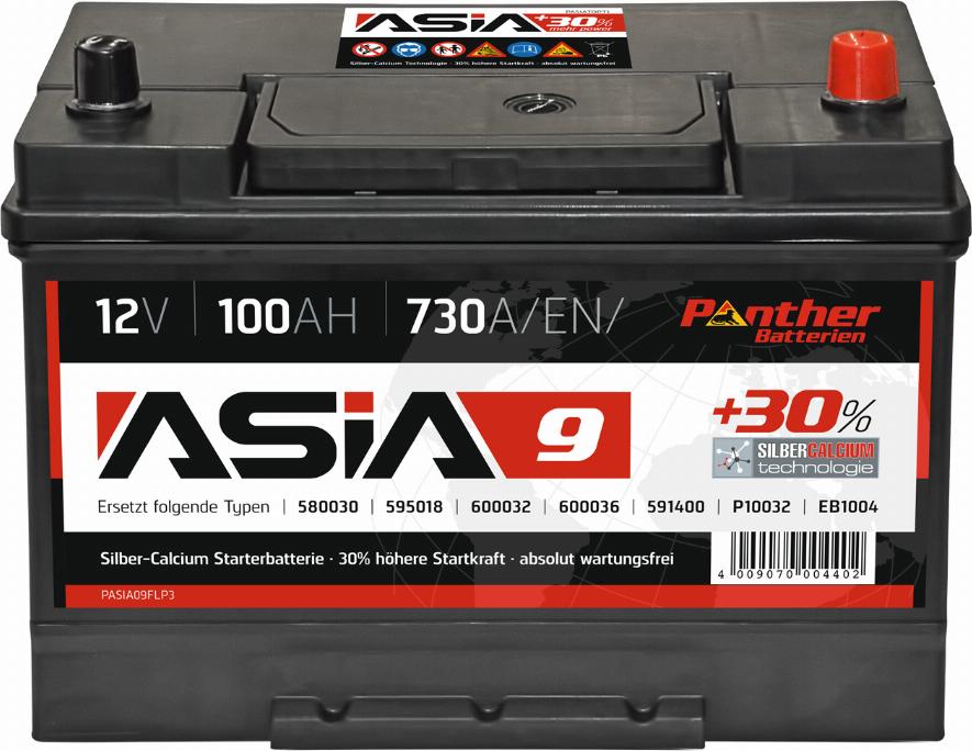 PANTHER SB.ASIA09 - Batterie de démarrage droxauto.com