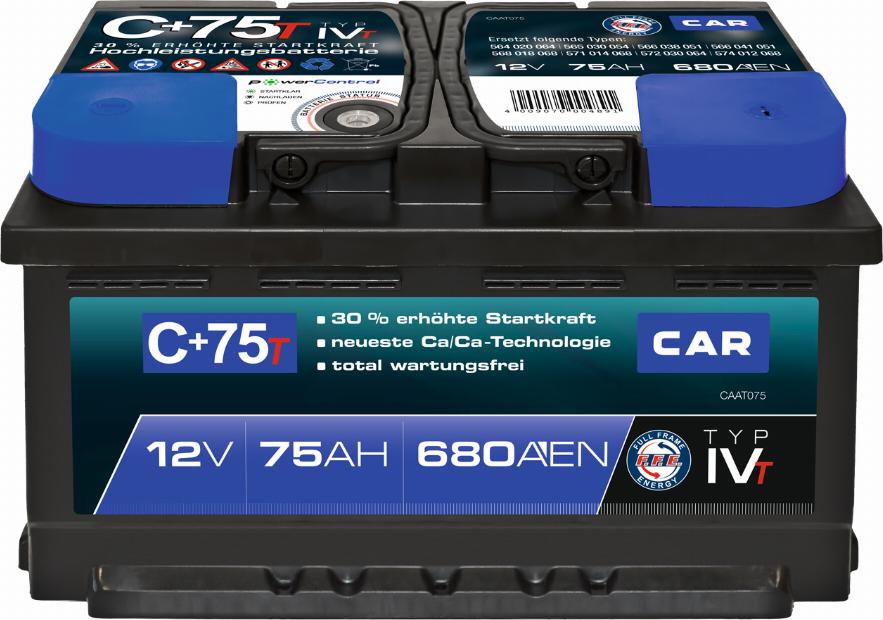 PANTHER SB.C75T - Batterie de démarrage droxauto.com