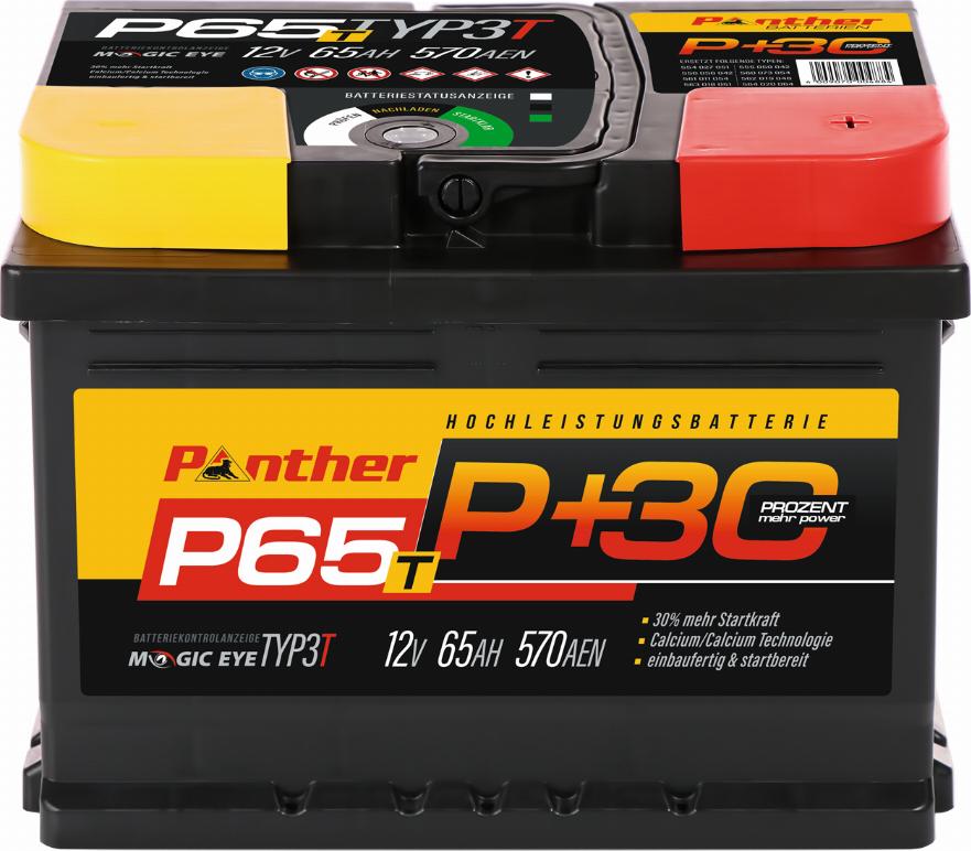 PANTHER SB.P65T - Batterie de démarrage droxauto.com