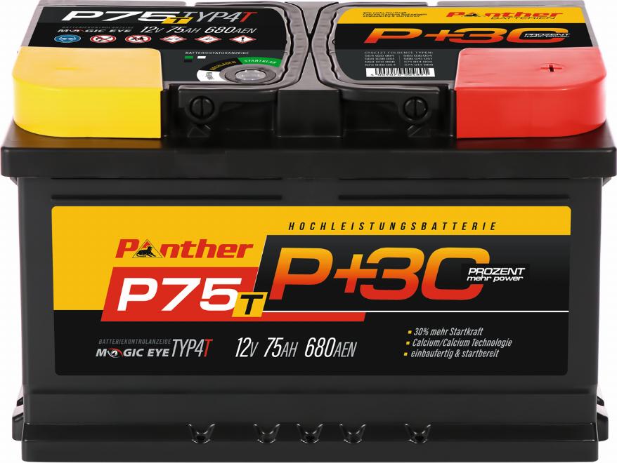 PANTHER SB.P75T - Batterie de démarrage droxauto.com