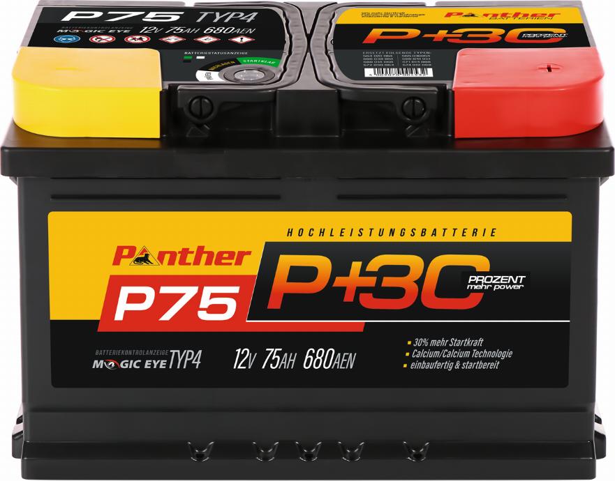 PANTHER SB.P75 - Batterie de démarrage droxauto.com