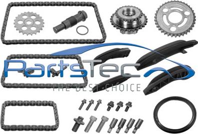 PartsTec PTA114-0459 - Kit de distribution par chaîne droxauto.com