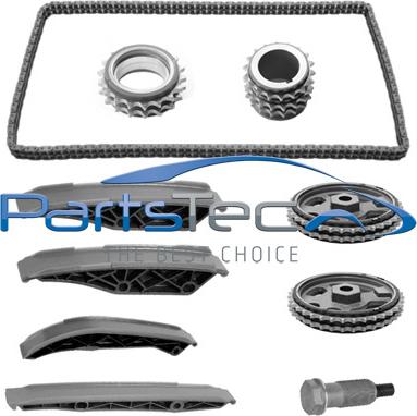 PartsTec PTA114-0458 - Kit de distribution par chaîne droxauto.com