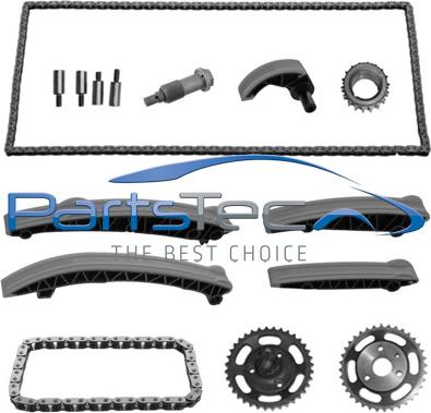 PartsTec PTA114-0457 - Kit de distribution par chaîne droxauto.com
