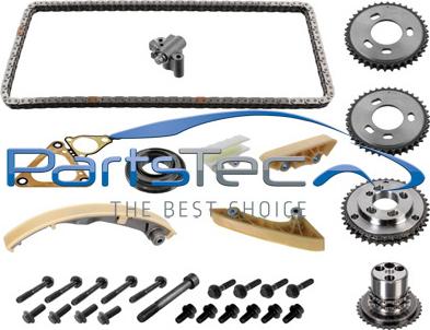 PartsTec PTA114-0469 - Kit de distribution par chaîne droxauto.com