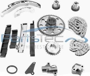 PartsTec PTA114-0098 - Kit de distribution par chaîne droxauto.com