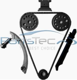PartsTec PTA114-0008 - Kit de distribution par chaîne droxauto.com