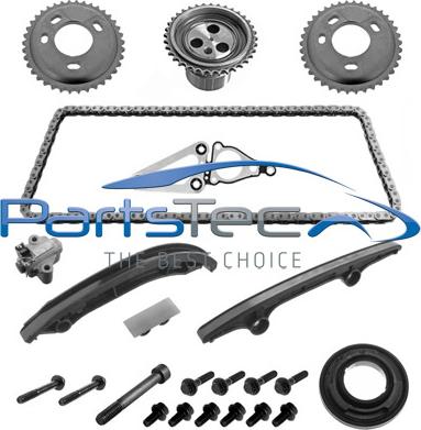 PartsTec PTA114-0144 - Kit de distribution par chaîne droxauto.com