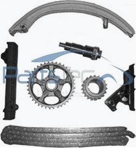 PartsTec PTA114-0136 - Kit de distribution par chaîne droxauto.com