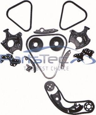 PartsTec PTA114-0178 - Kit de distribution par chaîne droxauto.com