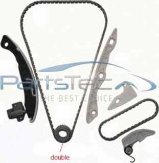 PartsTec PTA114-0354 - Kit de distribution par chaîne droxauto.com