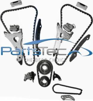 PartsTec PTA114-0362 - Kit de distribution par chaîne droxauto.com