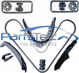 PartsTec PTA114-0300 - Kit de distribution par chaîne droxauto.com