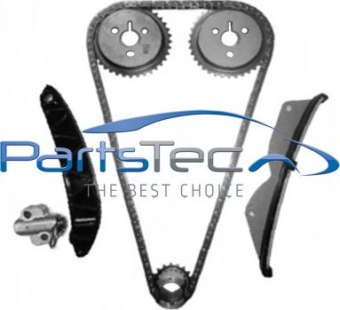 PartsTec PTA114-0380 - Kit de distribution par chaîne droxauto.com