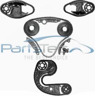 PartsTec PTA114-0280 - Kit de distribution par chaîne droxauto.com