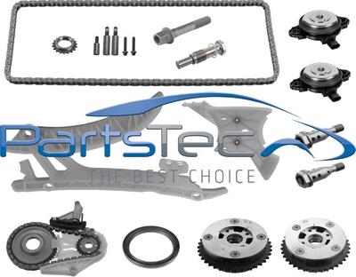 PartsTec PTA114-1021 - Kit de distribution par chaîne droxauto.com