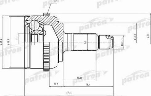 Patron PCV1503 - Jeu de joints, arbre de transmission droxauto.com