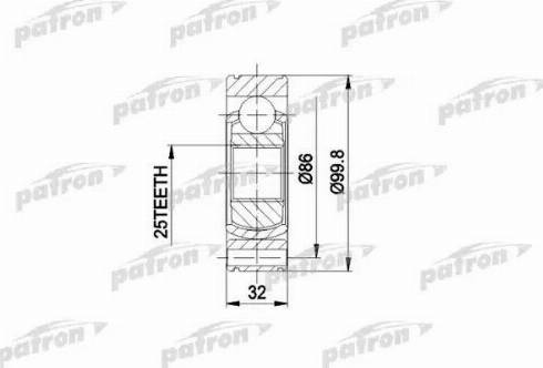 Patron PCV3020 - Jeu de joints, arbre de transmission droxauto.com