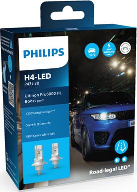PHILIPS 11342U60B2X2 - Ampoule, projecteur longue portée droxauto.com