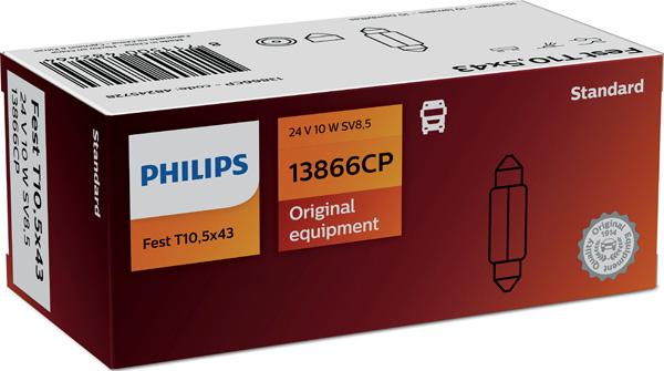 PHILIPS 13866CP - Ampoule, feu éclaireur de plaque droxauto.com