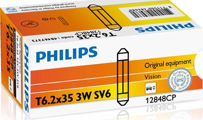 PHILIPS 12848CP - Ampoule, éclaireur de coffre à bagages droxauto.com