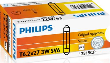 PHILIPS 12818CP - Ampoule, éclairage intérieur droxauto.com