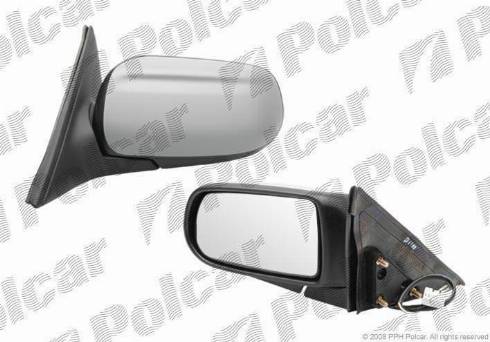 Polcar 4517514E - Rétroviseur extérieur droxauto.com