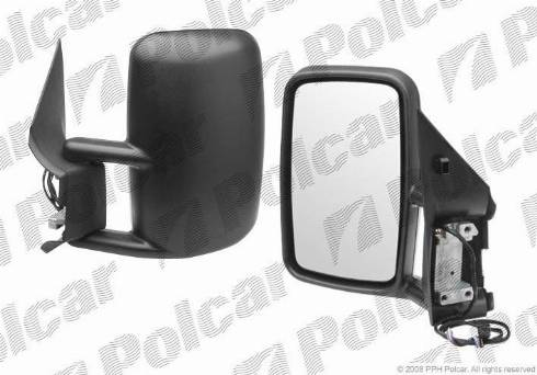Polcar 5062514M - Rétroviseur extérieur droxauto.com