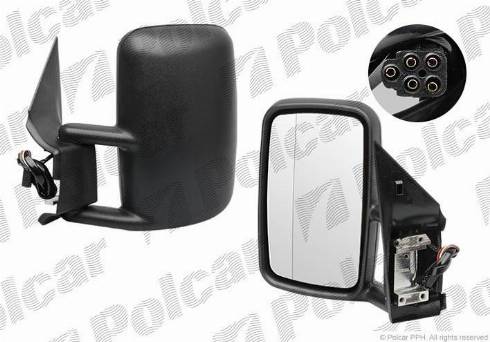 Polcar 5062515E - Rétroviseur extérieur droxauto.com