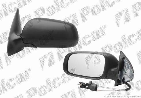 Polcar 6913511E - Rétroviseur extérieur droxauto.com