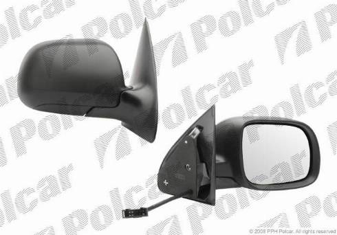 Polcar 6913525M - Rétroviseur extérieur droxauto.com