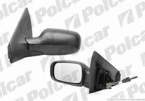 Polcar 6012511M - Rétroviseur extérieur droxauto.com