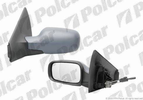 Polcar 6012512M - Rétroviseur extérieur droxauto.com