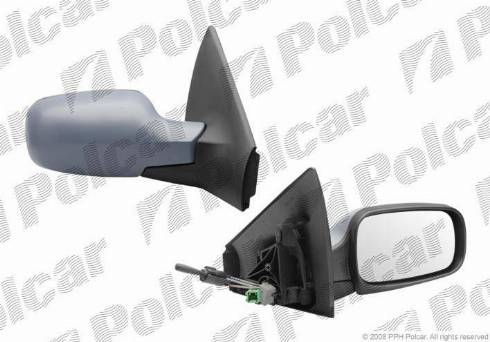 Polcar 6012522M - Rétroviseur extérieur droxauto.com