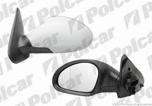 Polcar 6722515M - Rétroviseur extérieur droxauto.com