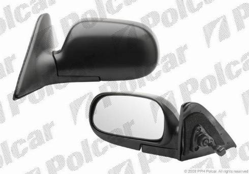 Polcar 8110521M - Rétroviseur extérieur droxauto.com