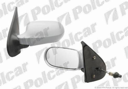 Polcar 3006511M - Rétroviseur extérieur droxauto.com