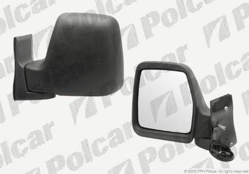 Polcar 2395511E - Rétroviseur extérieur droxauto.com