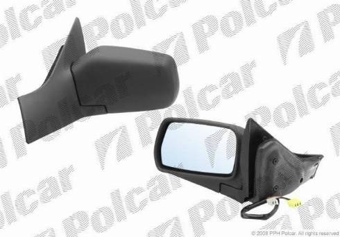 Polcar 2325524E - Rétroviseur extérieur droxauto.com